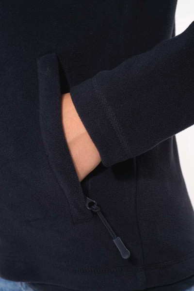 Full Zip Microfleece Jacket - Black / L