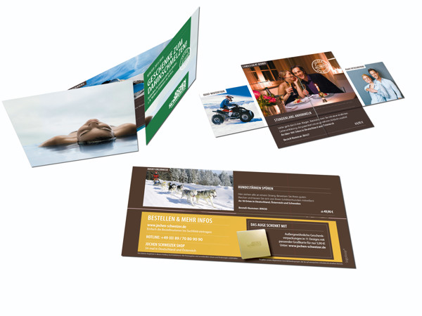 LogoLoop a folding card of various dimensions - custom made