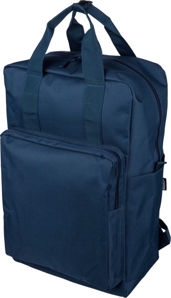 Gerecyclede (900D) polyester rugzak Amalia - grijs