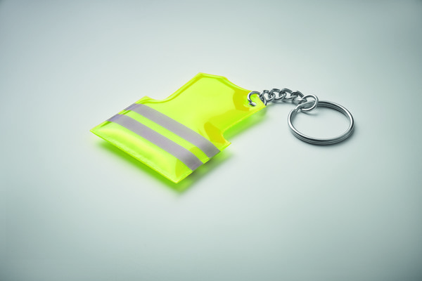 Odsevni obesek za ključe PVC, 60x43 mm
