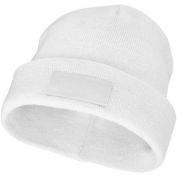 Boreas beanie with patch - White