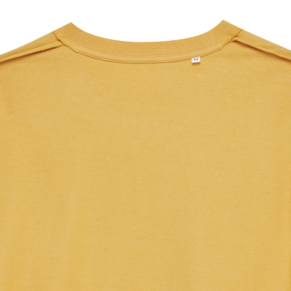 T-shirt en coton recyclé Iqoniq Bryce - Ochre Yellow / XS