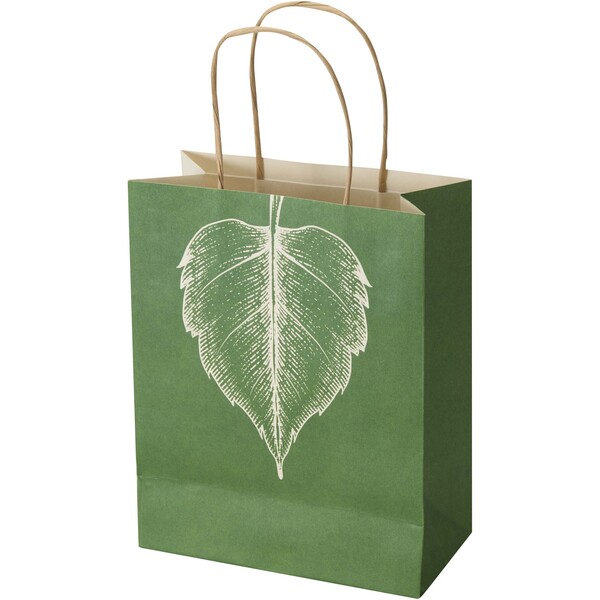 Agricultural 150 g/m2 waste paper bag with twisted handles - 18 x 9 x 23 cm
