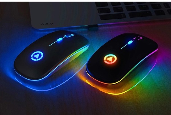 Bezdrôtová LED myš #2 - WHITE
