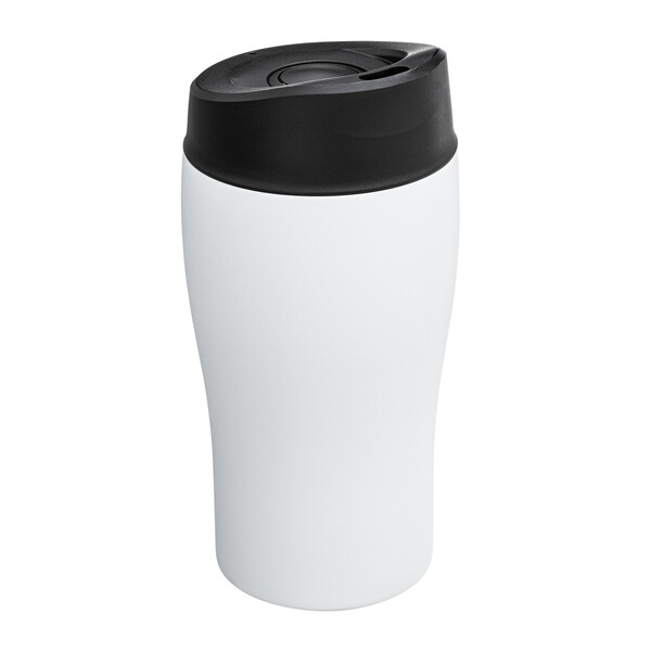 Thermo mug MEZZO CLICK - white