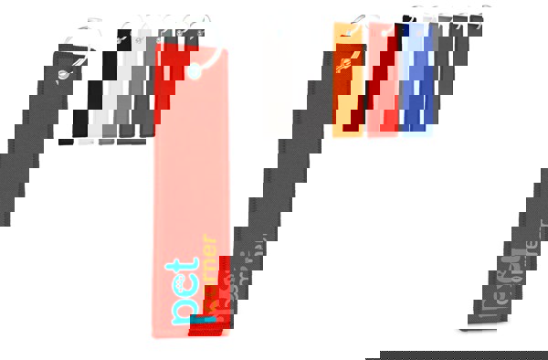 Flight tag with keyring - White