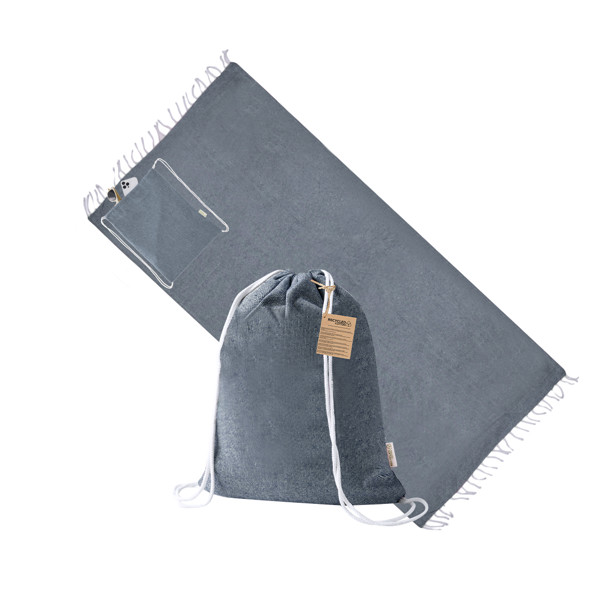 Drawstring Bag Pareo Borinex - Navy Blue