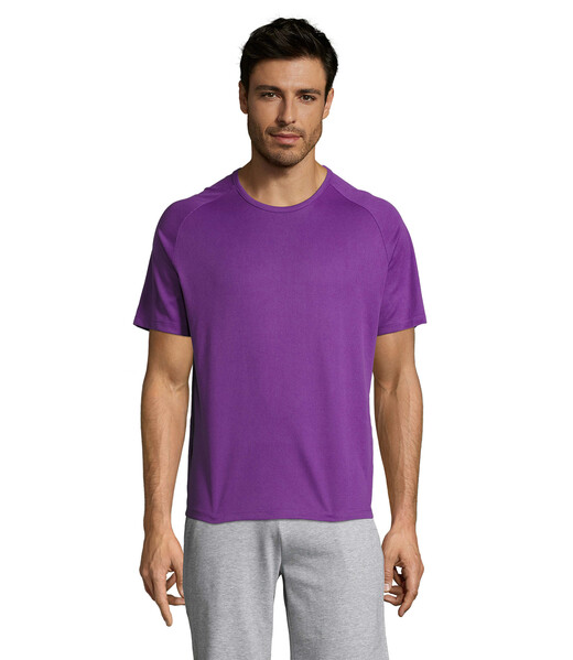 SPORTY T-shirt homem - Roxo EscuroXXL