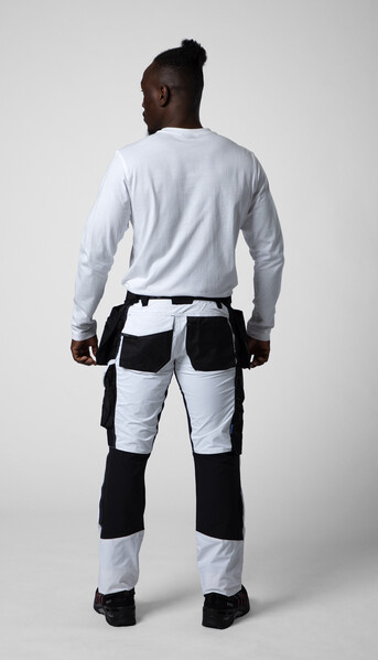5551 Waistpant Stretch White C62