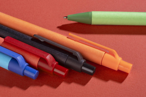 Paper ball pen POLI - black