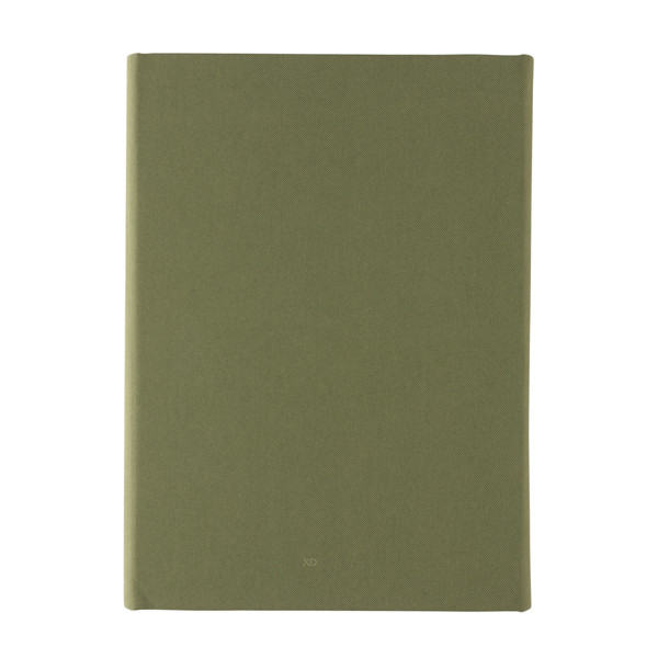 Xd Xclusive A5 notebook, magnetic closure, rPET cover - Green