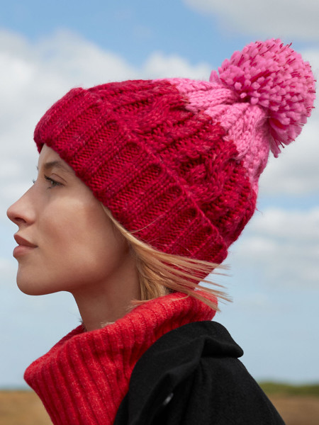 Apres Beanie - Oxford Navy / Mustard