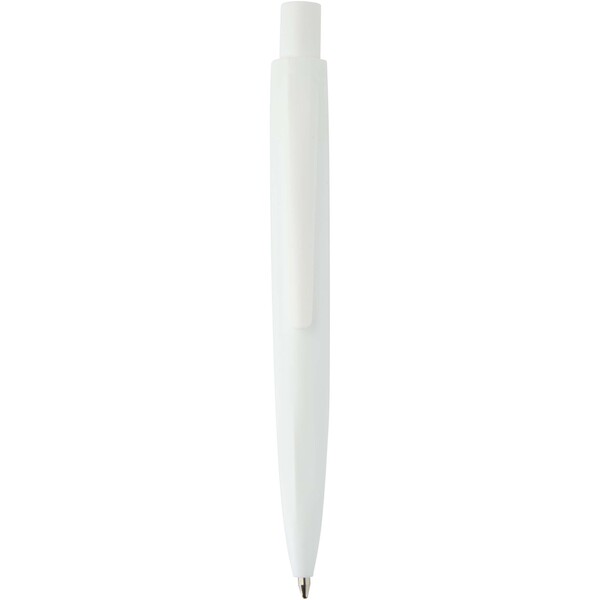 Ramin recycled plastic mini ballpoint pen (blue ink) - White