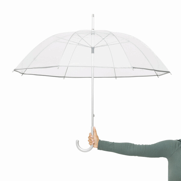 Transparent Aluminium Stick Umbrella Panoramix