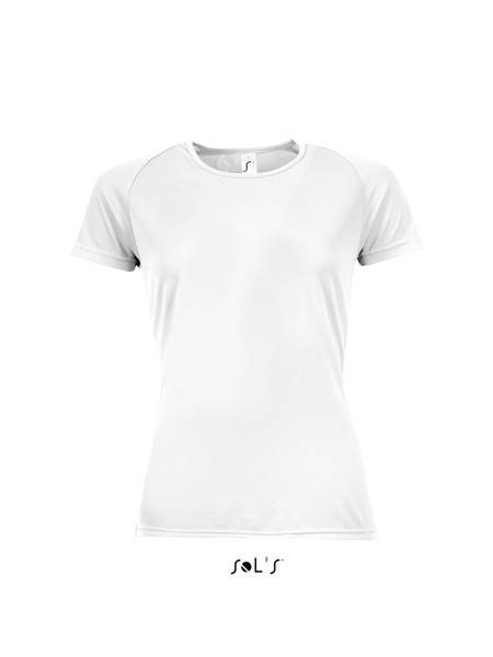 Sol's Sporty Women - Raglan Sleeved T-Shirt - White / 2XL