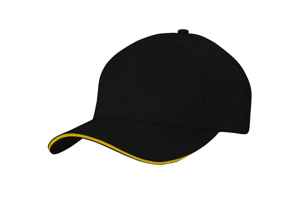 4009 - baseball cap - black/white