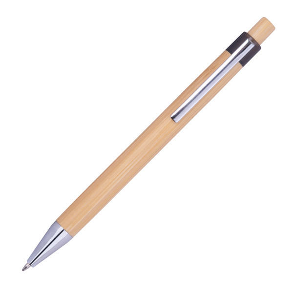 CAMILLO Bambusové guľôčkové pero - Beige
