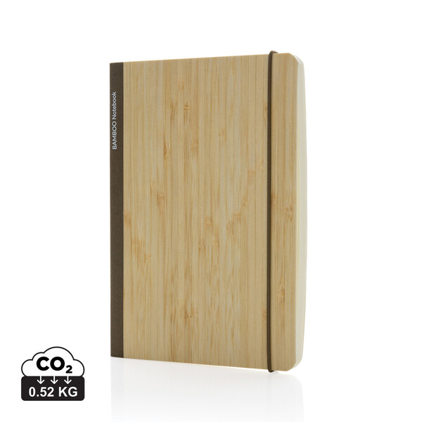Carnet de notes A5 en bambou Scribe - Marron
