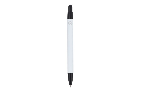 Kuglepen Alaska softtouch med stylus R-AL - Hvid