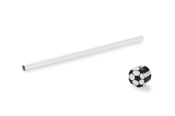 PENCIL with eraser FUNNI MIX - Frog - white