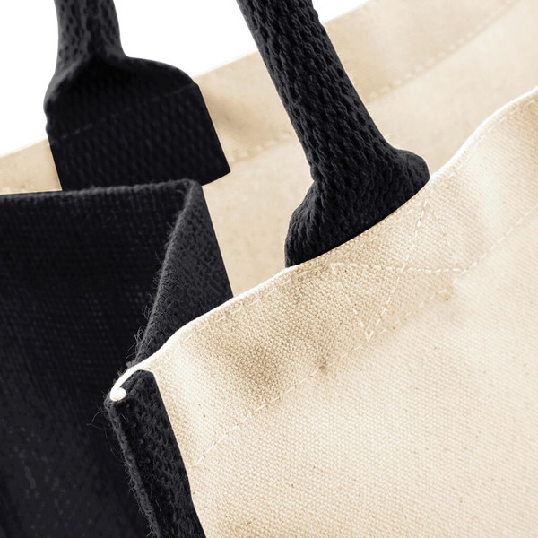 Printers' Midi Jute Bag - Black / ONE SIZE