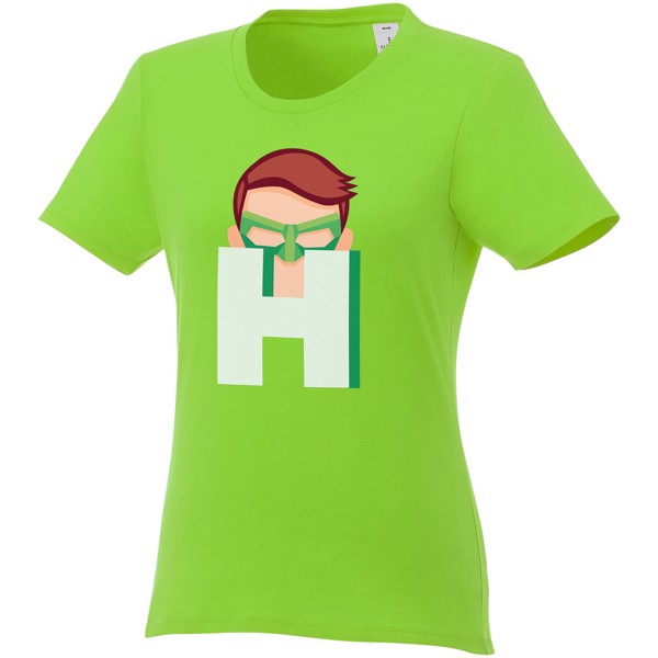 T-shirt Heros a manica corta da donna - Verde mela / XS
