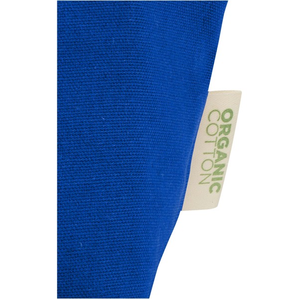 Grande pochette à accessoires Odisha de 3 L bio certifiée OCS 180 g/m² - Bleu royal