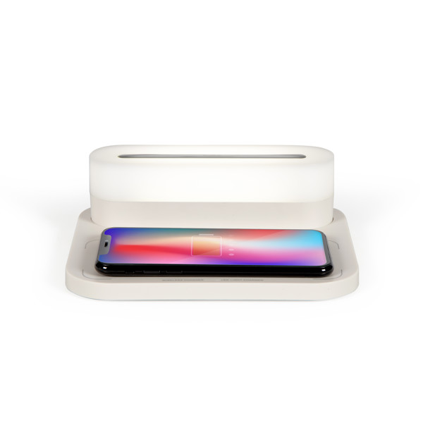 Lampe de chevet chargeur induction fast charge