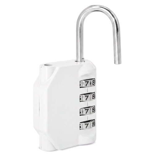CANDADO "COMBI 4" - Blanco