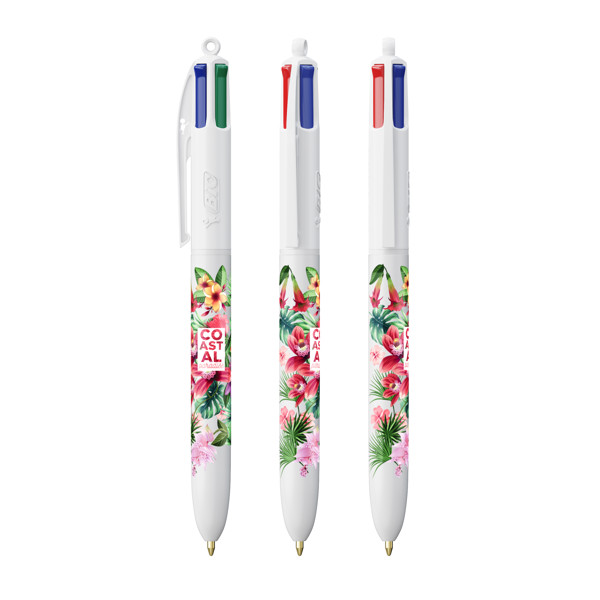 BIC® 4 Couleurs® ballpen - Blanc