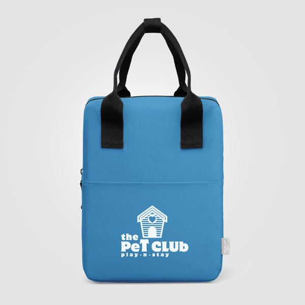 Majesty rPET PEVA Insulated Lunch Cooler – 6L - Steel Blue / Heat transfer