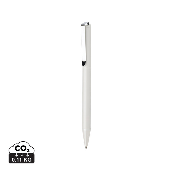 Xavi RCS-gecertificeerde pen van gerecycled aluminium - Wit