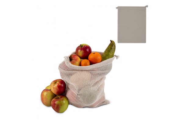 Re-usable food bag OEKO-TEX® natural cotton 25x30cm