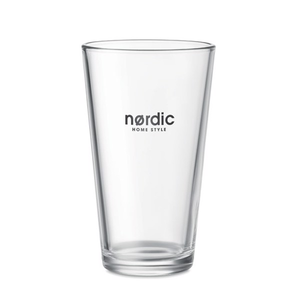 Vaso cristal con tapa y pajita 500ml Heisond