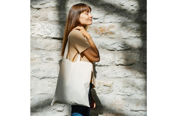 Sac à bandoulière coton OEKO-TEX® 140g/m² 38x42cm