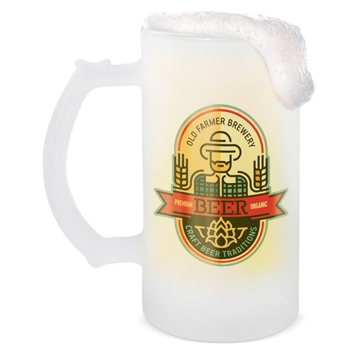 SUBLIMATION GLASS BEER JAR “BIRRA”