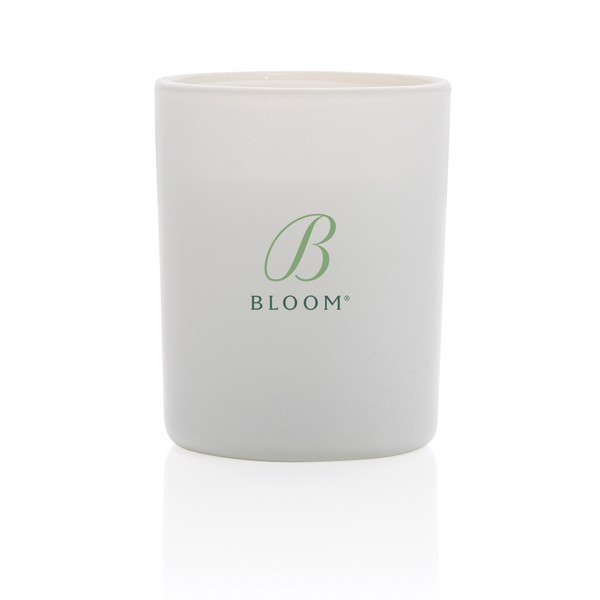 Ukiyo scented candle glass, 80 mm height, 69 mm dia - White