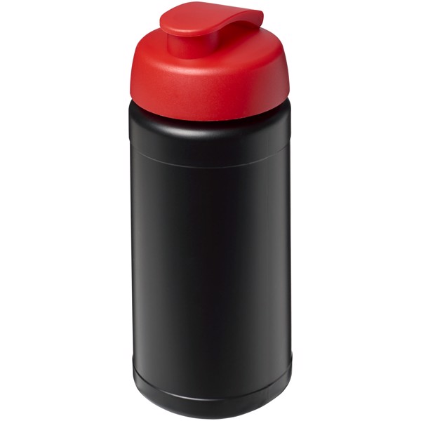 Sportovní láhev s vyklápěcím víčkem Baseline® Plus 500 ml - Červená s efektem námrazy