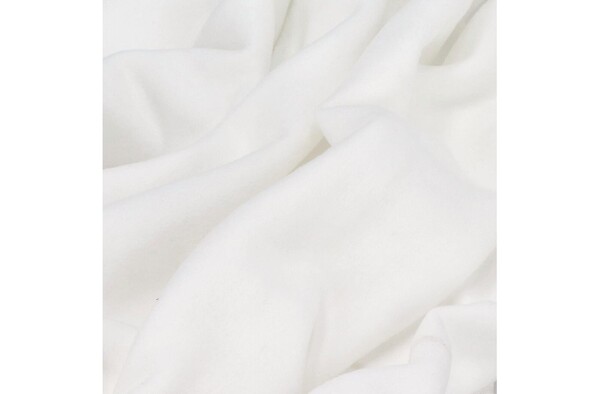 Sherpa-Fleece-Decke OEKO-TEX®  Sublimation 130 x 170 cm 510 g/m² - Weiss