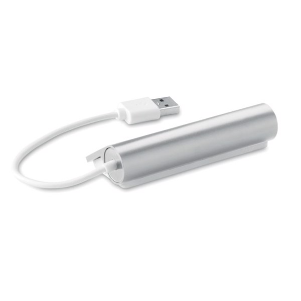 Aluhub USB hub, 4 port, aluminij, USB 2.0 - Matt Silver