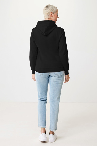 Sweat à capuche en coton recyclé Iqoniq Jasper - Noir / XXL