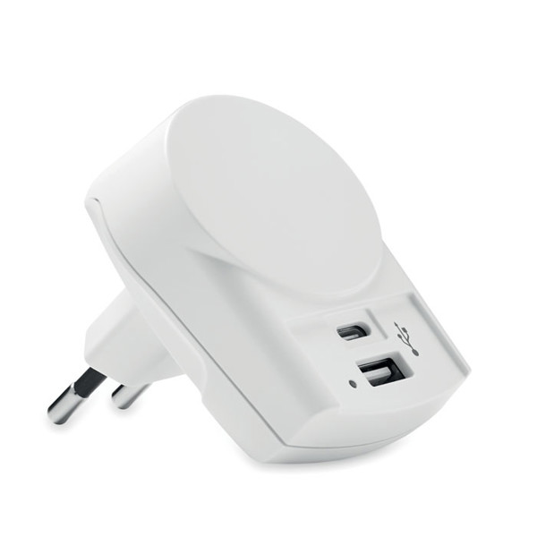 Skross USB charger 27W, 2-port Type-C, Type-A