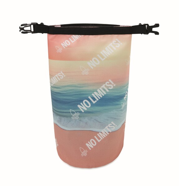 2L recycled polyester (rPET) ripstop window dry bag 360° design - Full colour