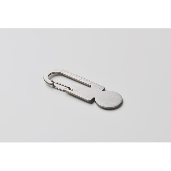 Multifunctional key ring token Multikey - Silver