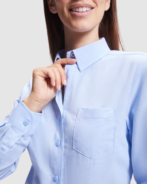 Oxford Woman Shirt - Sky Blue / L
