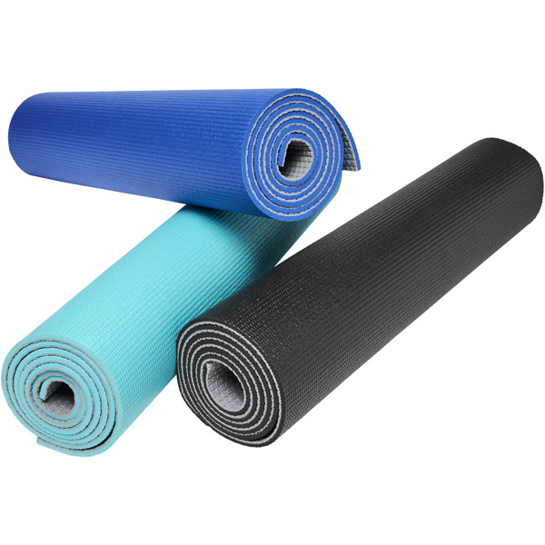 Tapete de yoga "Babaji" - Azul real / Cinzento