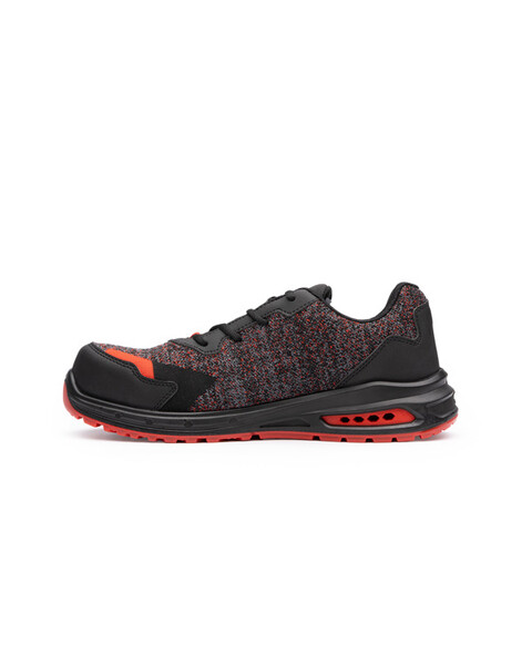 Workwear Shoe - Negro/Rojo Melange/Rojo Laboral / SIZE 47