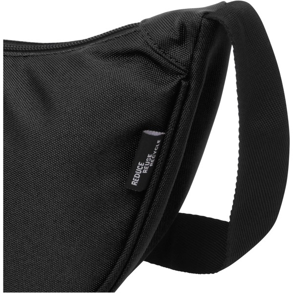 Marsupio in materiale riciclato certificato Byron 1,5l - Nero