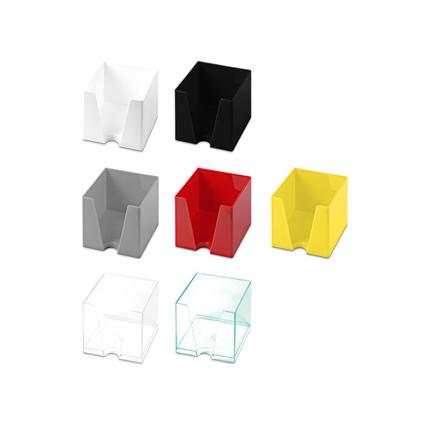PAPER BLOCK HOLDER (89x89x77mm) - Blanc opaque / 