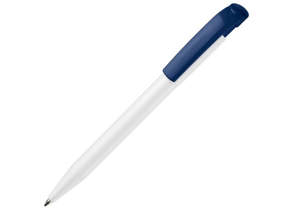 Stylo S45 opaque - Blanc / Bleu foncé